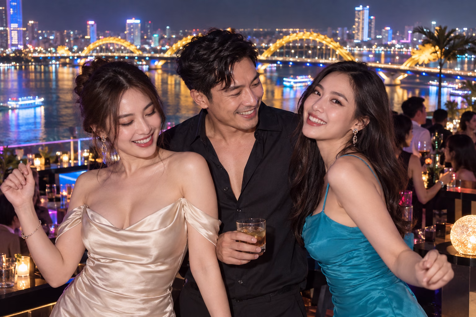 峴港 成人夜生活地區氛圍